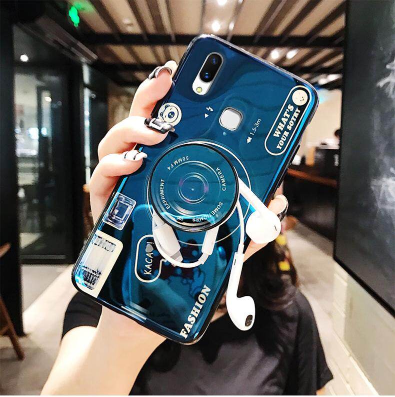 Ốp Lưng Điện Thoại Vivo Y85/V9 Mẫu Máy Ảnh Blu-ray Bằng Silicon Mềm
