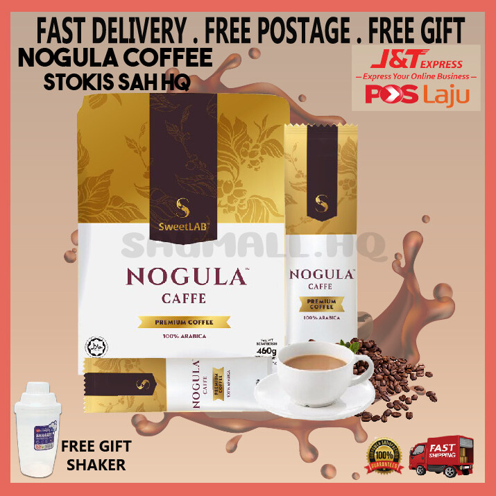NOGULA COFFEE SweetLAB 100 Arabica 3 in 1 Instant Coffee Kopi (23g x
