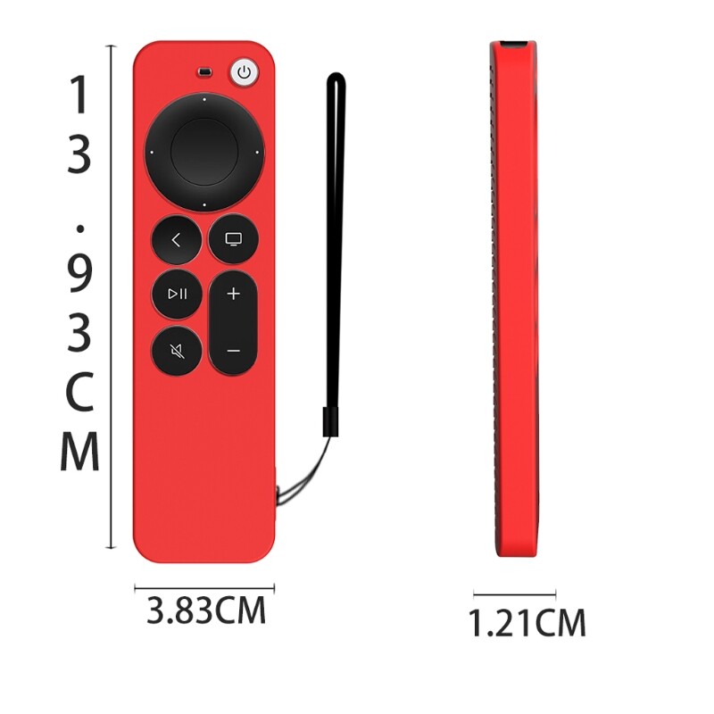 Durable Silicone Case Remote Control Use Directly Protective Cover for Apple TV 4K 2021 6Th Remote Control Anti-abrasion