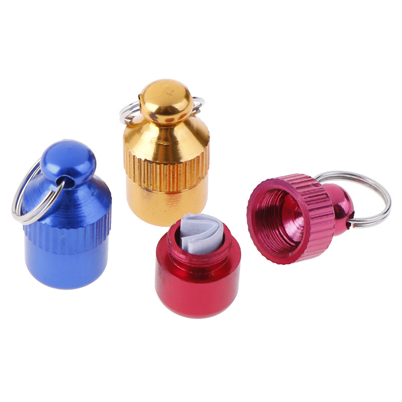 zhoutt Yup Chống Mất Họa Tiết Cún Cưng Mèo ID Tên Địa Chỉ Mini Thẻ Nhãn Lưu Trữ Thùng Ống Ngẫu Nhiên