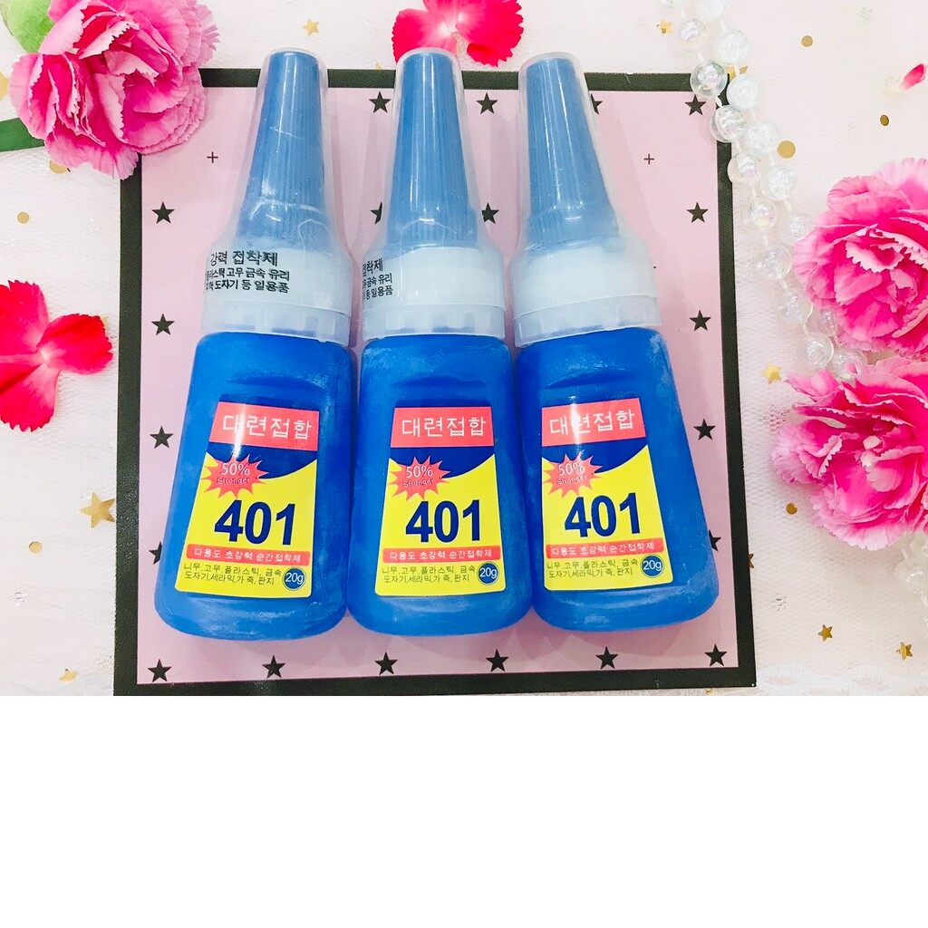 Keo dán móng đa năng 401 Hàn Quốc loại tốt