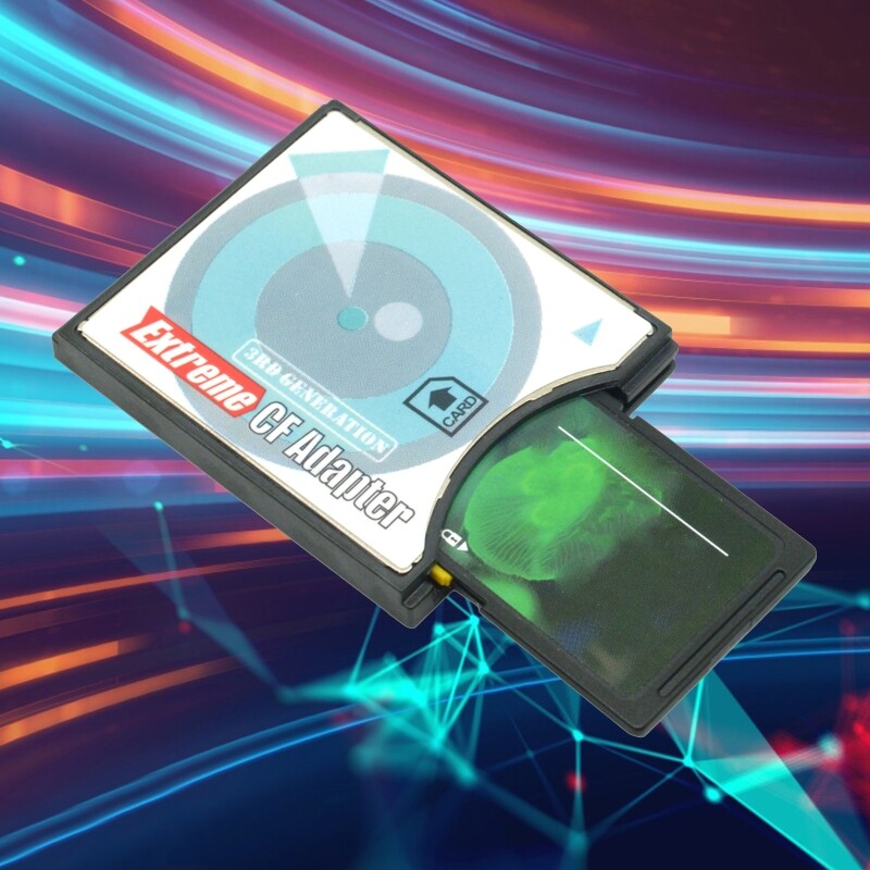 SD Memory Card Adapter SD SDHC SDXC to High-Speed Extreme Compact Flash CF Type II Memory Card Adapter for Camera