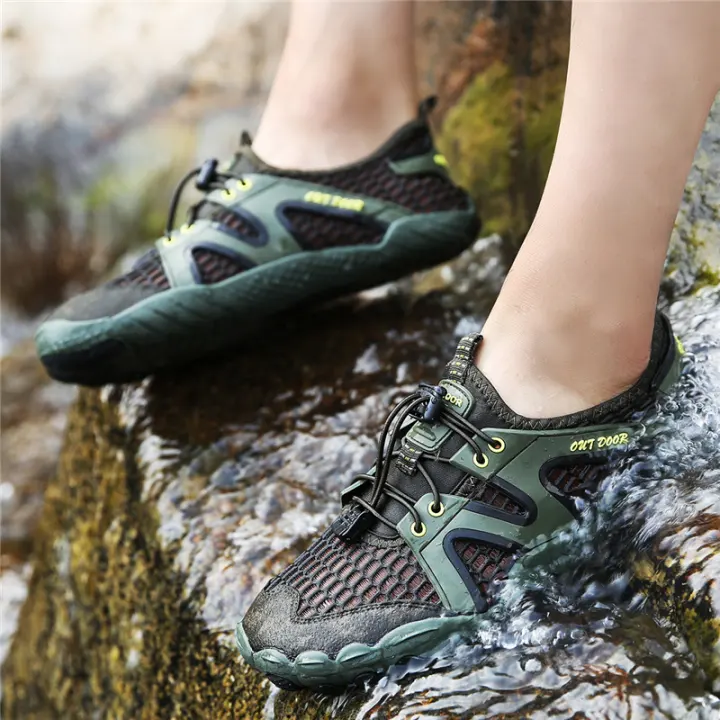 hiking and swimming shoes