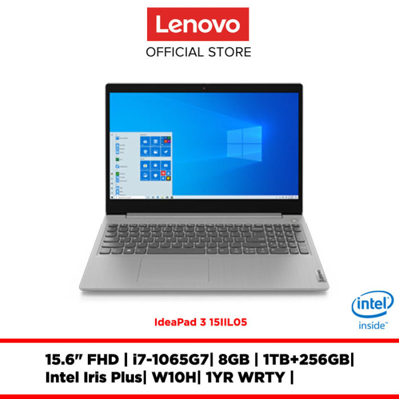 Lenovo Notebook Laptop IdeaPad 3 15IIL05 Platinum Grey 81WE001NMJ 15.6FHD/i7/8GB/integrated/W10H/1YRWRTY Malaysia