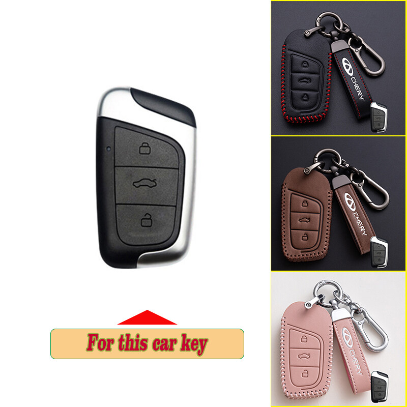 Leather Car Key Ring Case for Chery Tiggo 8 Pro Tiggo 2 Pro Tiggo 5x ...