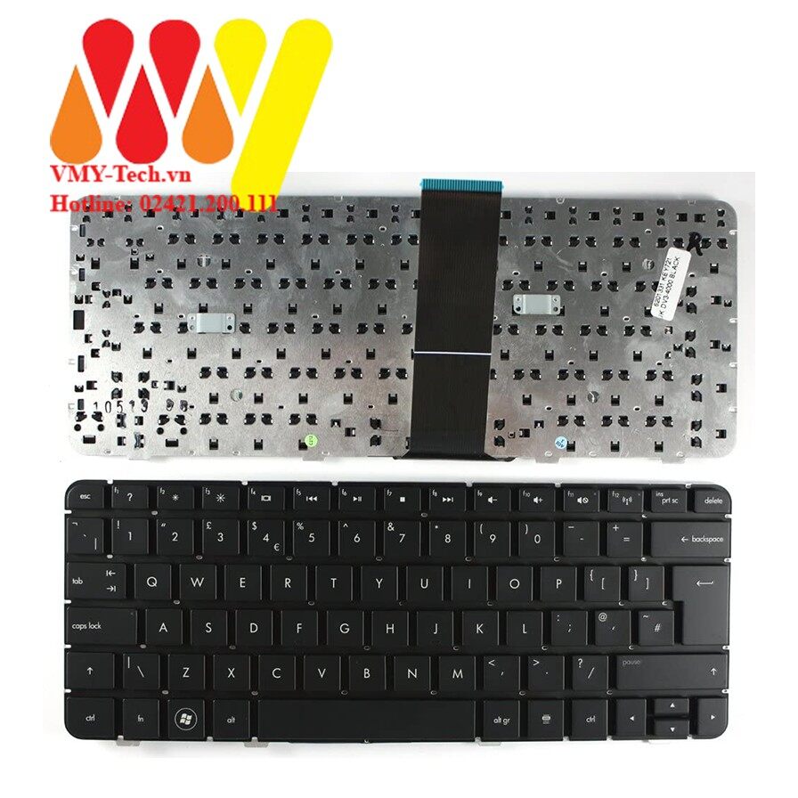 Bàn phím laptop hp pavilion dv3-4000 dv3-4100 dv3-4200 dv3-4300 tm2-1000 tm2-2000 dv3-404x cq32 g32 new