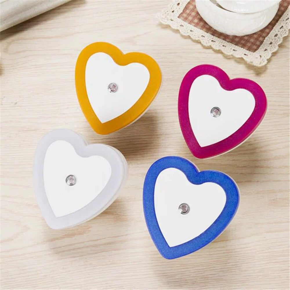 Sanhe Love LED Night Intelligent Light Control Induction Heart-shaped Night Light