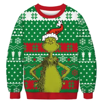 mens grinch jumper