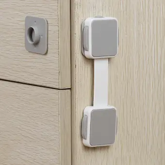 2 6pcs Child Protection Lock Adjustable Baby Safety Cabinet Door