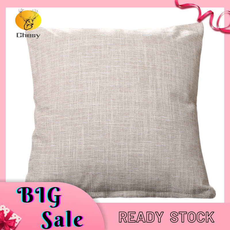 Square Pillow Case Modern Simple Solid Color Throw Pillow Cover Home Decorative Pillowcase