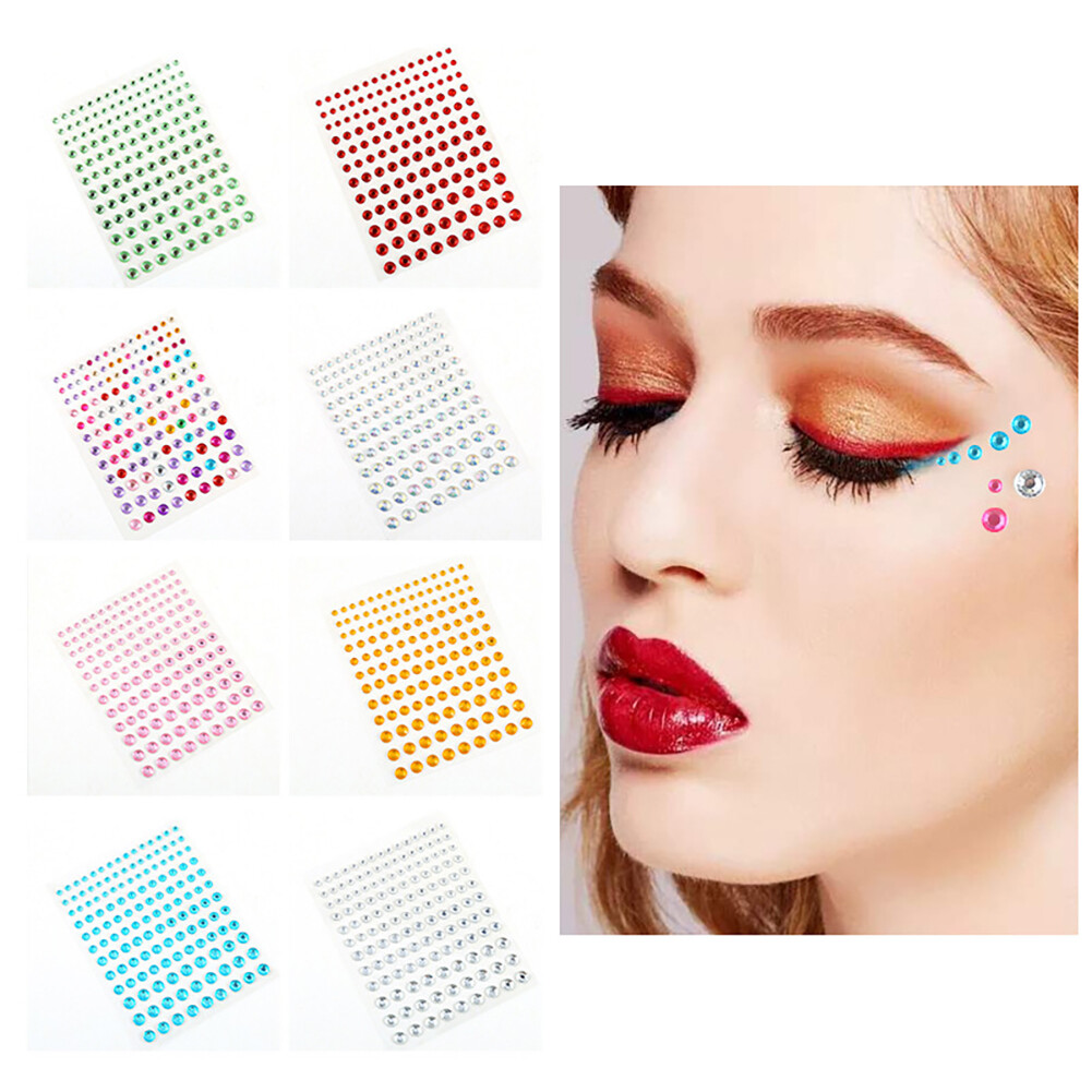1PC Body Paint Glitter Festival Party Face Jewel Body Tattoo Stickers