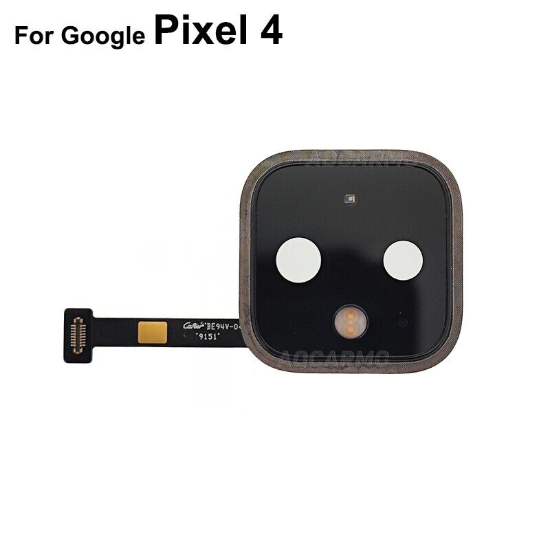 Aocarmo For Google Pixel 4 XL 4XL Rear Back Camera With Frame Proximity Ambient Flash Light Rion Flex Repair Part