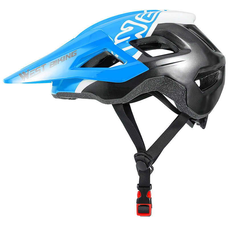 WEST BIKING CE Mountain Bike Helmet Bike MTB Road Racing Foray Fraction Cycle Carbon Helmet Riding Equipment Visor Bicycle Adults Helmets