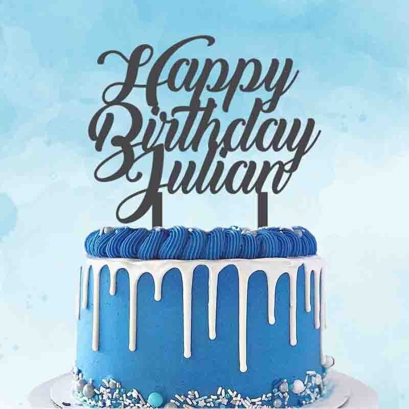 Happy Birthday Cake Topper Customized Shop Happy Birthday Cake Topper Customized With Great Discounts And Prices Online Lazada Philippines
