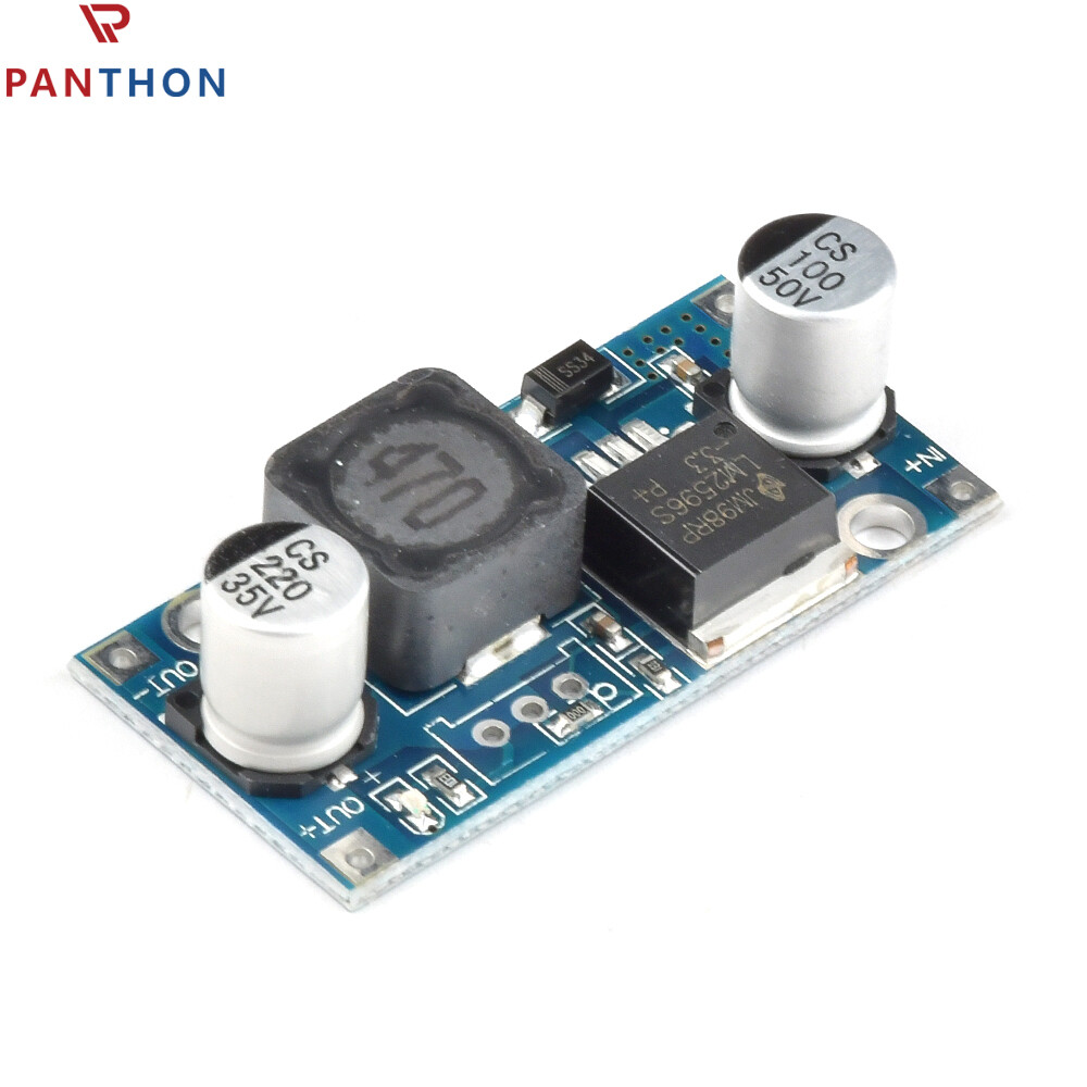 PANTHON LM2596S DC-DC Step-down Power Module Regulator Board Buck Converter High Efficiency Voltage Regulator DIY Power Supply Step-down Module