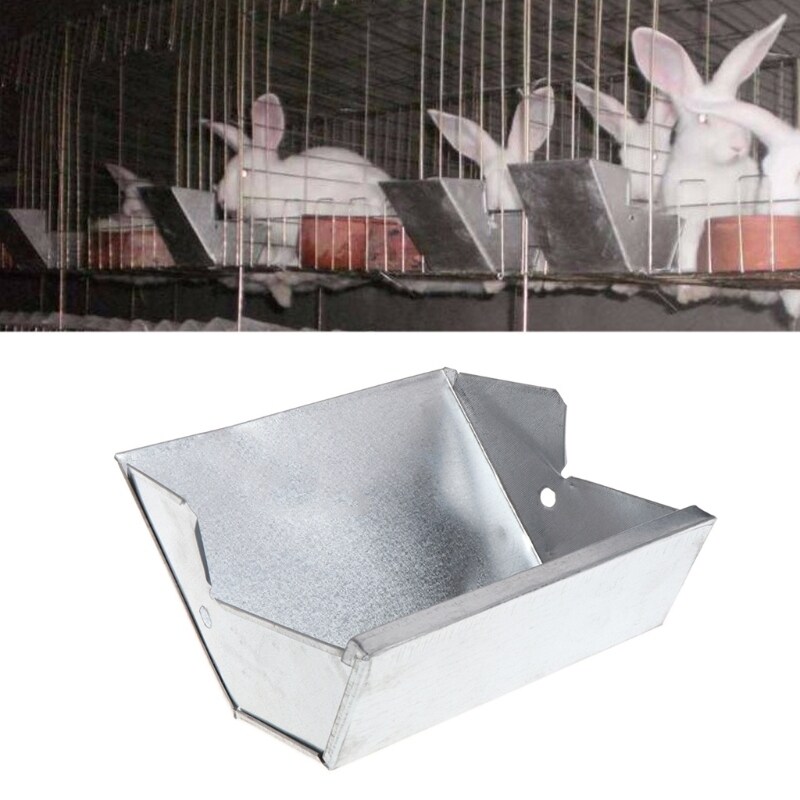 Pro Thỏ Hutch Máng Ăn Uống Bát Chăn Nuôi Công Cụ Thiết Bị Động Vật Thú Cưng