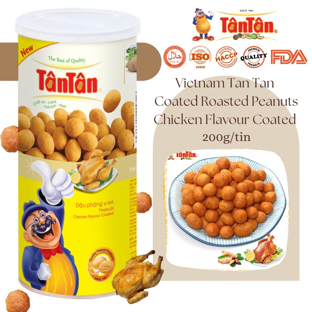 【HALAL】Vietnam Tan Tan Coated Roasted Peanuts Chicken Flavour Coated