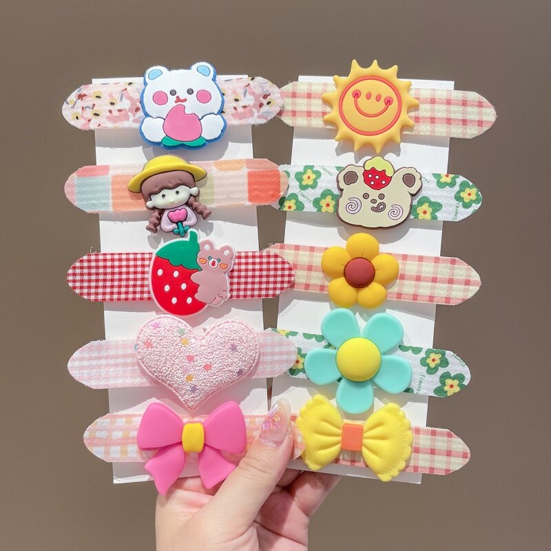 Miếng Dán Tóc Mái Dễ Thương Cho Bé Gái