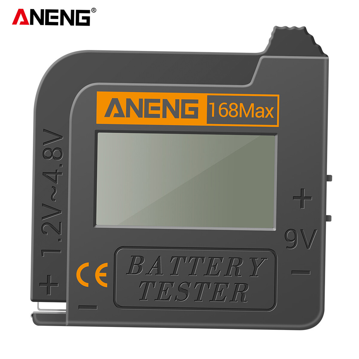 ANENG Battery Tester 168MAX Digital Display Tester Battery Voltage Checker Battery Capacity Testing Tool Universal Tester for Checking AAA AA Button Battery