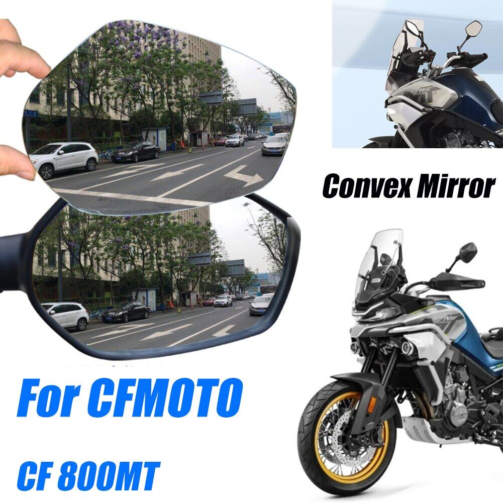 For cfmoto cf 800mt mt800 cf mt 800 mt convex mirror increase rearview mirrors side mirror view vision lens
