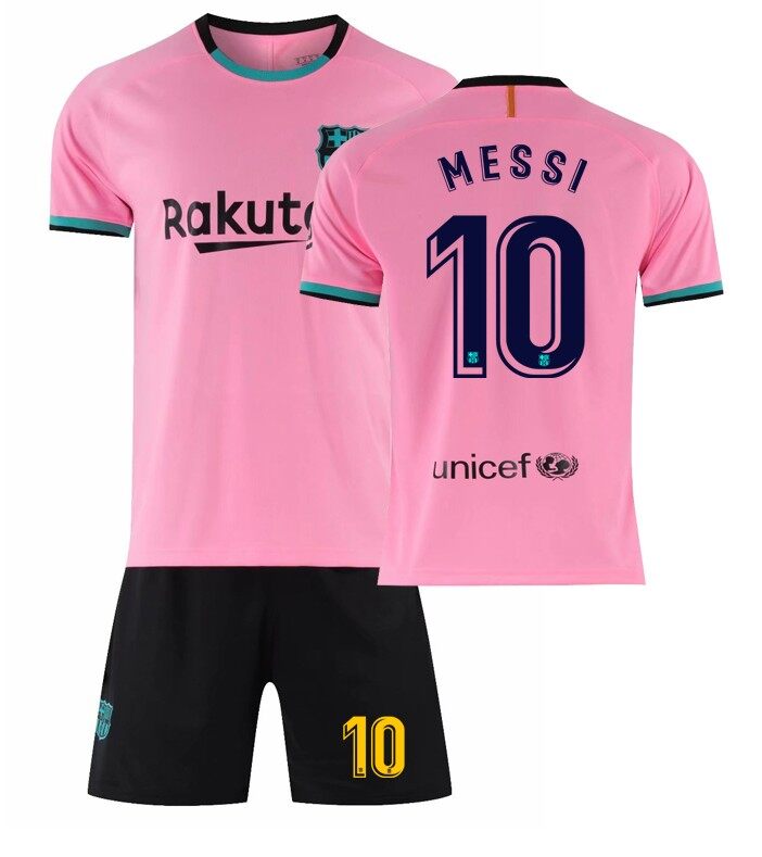 pink messi jersey