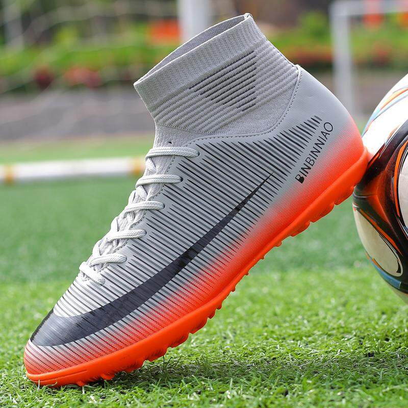 Football Boots Kids Boys Soccer Athletics Training Shoes Girls Outdoor Sports Sneakers Competition Shoes 