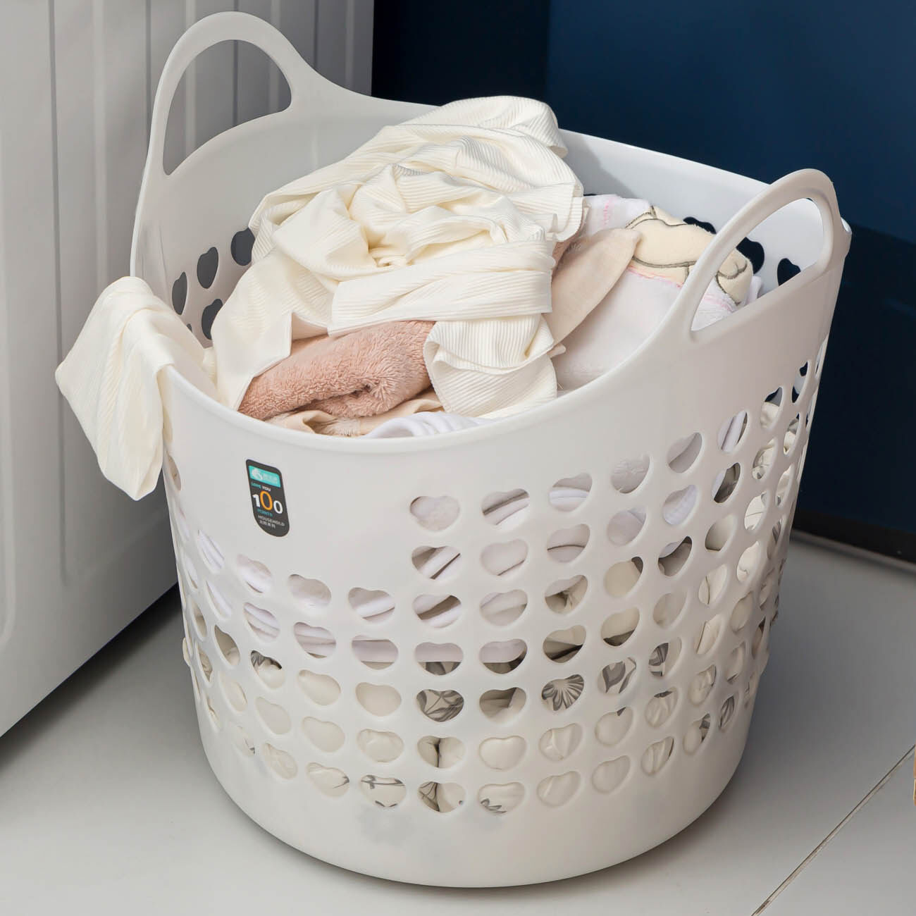 CNMF Household Multi-functional Dirty Clothes Basket Large-capacity Storage Basket Plastic Laundry Bucket
