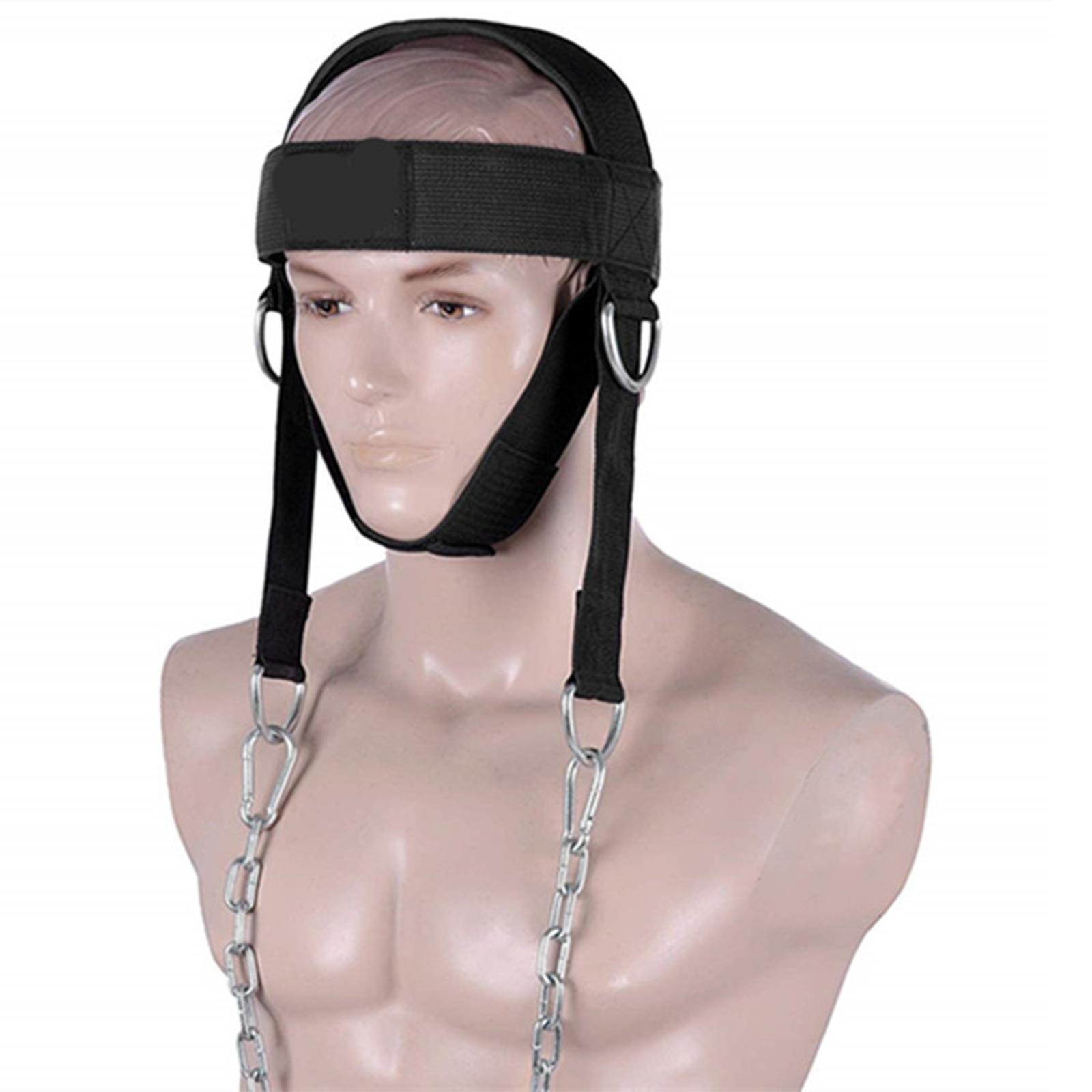 Baoblaze Head Neck Harness Oxford Cloth Equipment Adjustable for Weight Lifting Workout Muscle