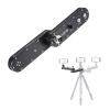 Andoer GT-V70 กล้องถ่ายรูปแบบพกพา Slider Panning และ Linear Motion ขยายได้ถึง 4 × ระยะทางสำหรับ GoPro ชุดกล้องถ่ายภาพ/สมาร์ทโฟน/ DSLR/ILDC Camera การบันทึกวิดีโอ