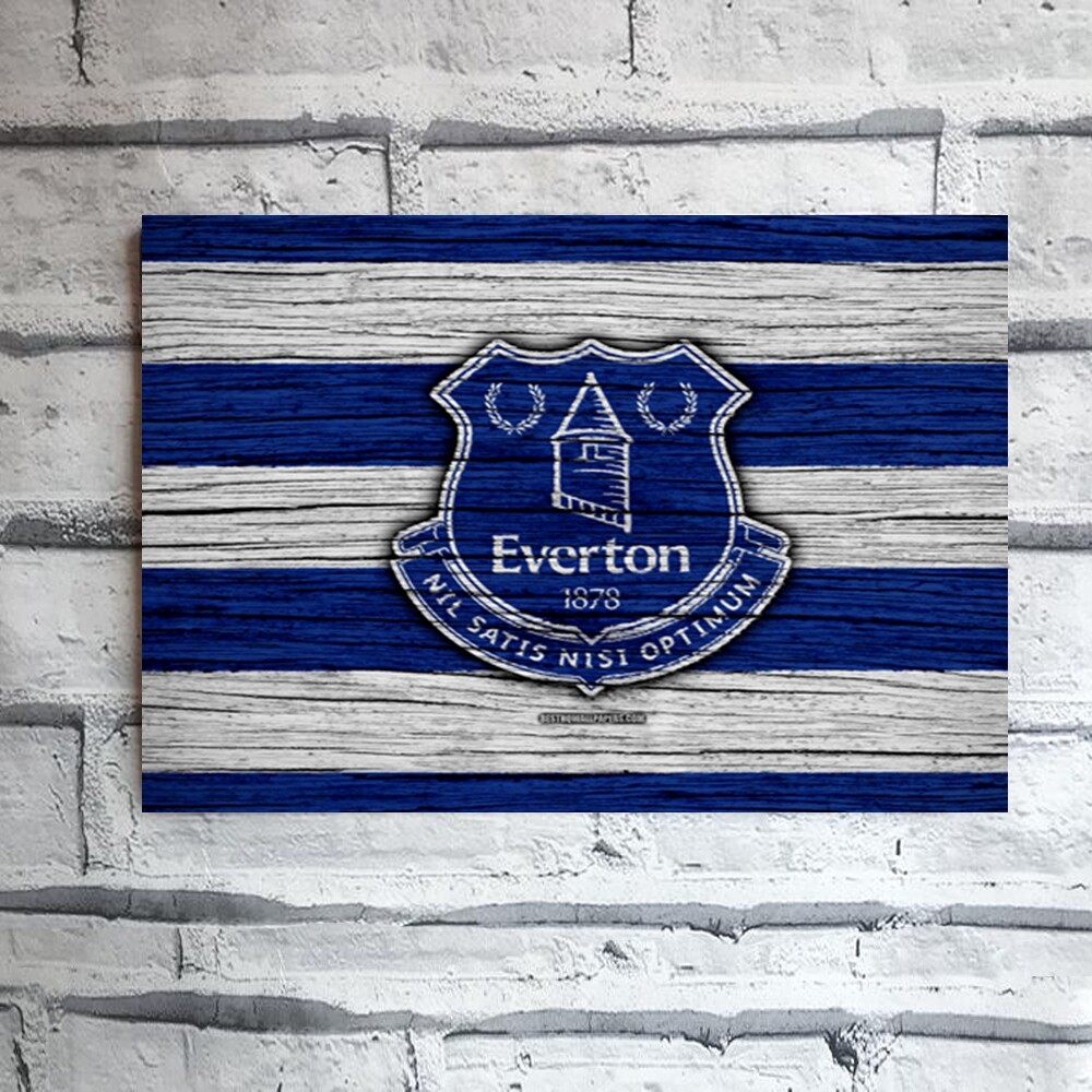 Everton Football Club Wall Art โปสเตอร์ป้ายโลหะดีบุก Wall Decor Sign