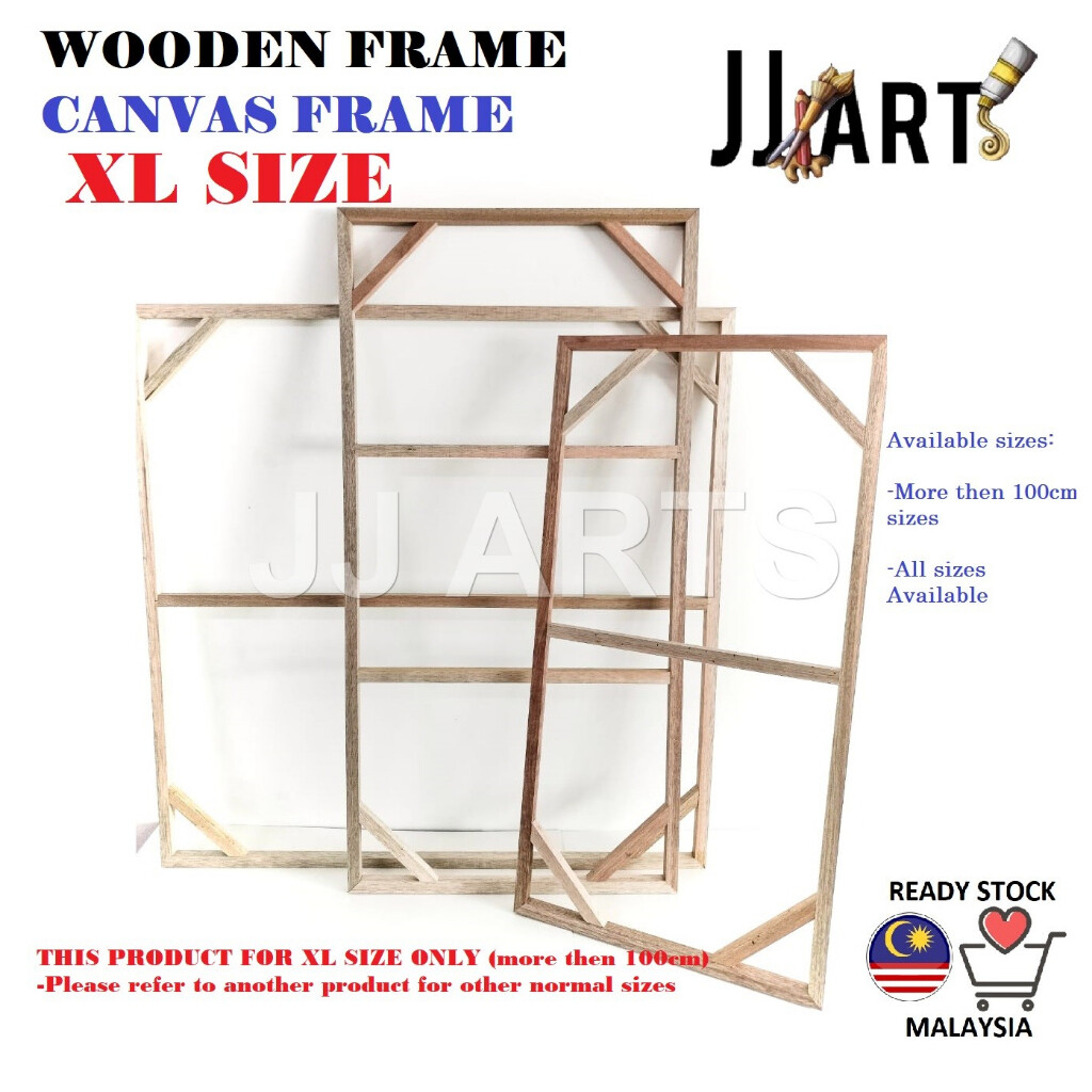 (XL Size) Wooden Frame / Canvas Frame Solid Wood XL Size DIY
