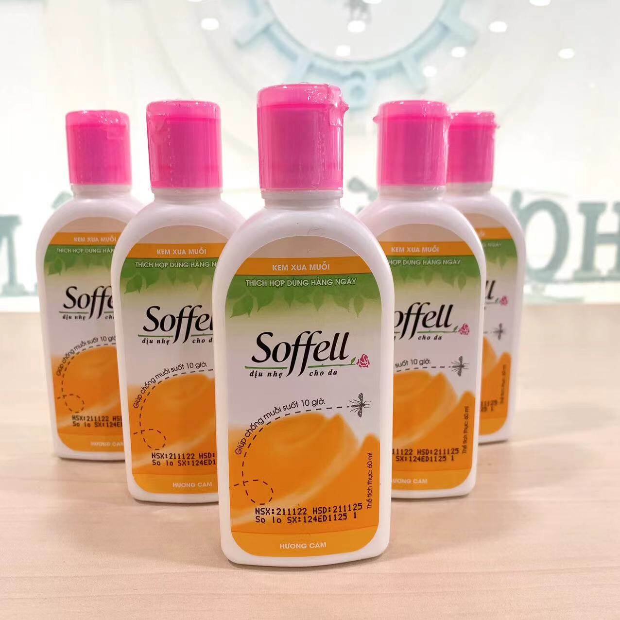 Kem Xua Muoi Soffell Mosquito Repellent Orange Peel 60ml Lazada
