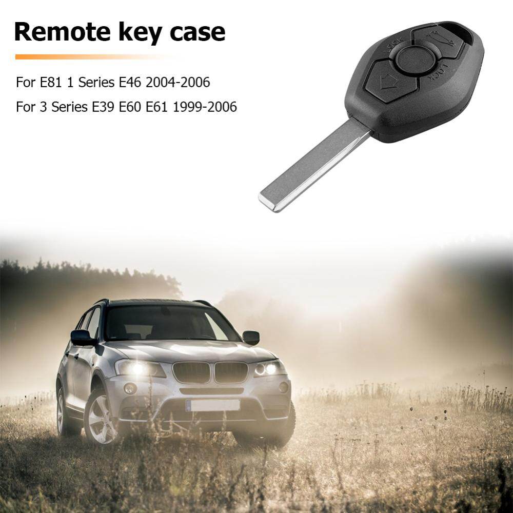 3 nút xe từ xa vỏ chìa khóa điện Vỏ thay thế cho BMW E81 E46 E39 E60