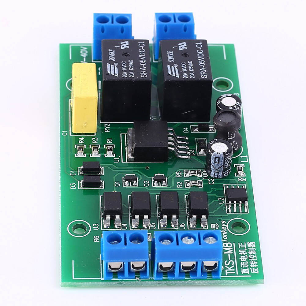 Động Cơ DC Điều Khiển Giới Hạn 20A Bộ Điều Khiển Tiến Và Lùi Mô-đun Điều Khiển Động Cơ Bảng Mạch DC 5V 12V 24V Bộ Điều Khiển Tiến Và Lùi