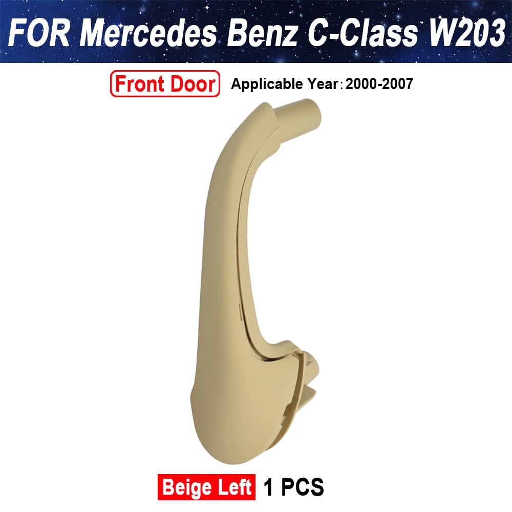 Car front left right inner door pull handle cover interior essories handles for mercedes benz w203 2000-2007