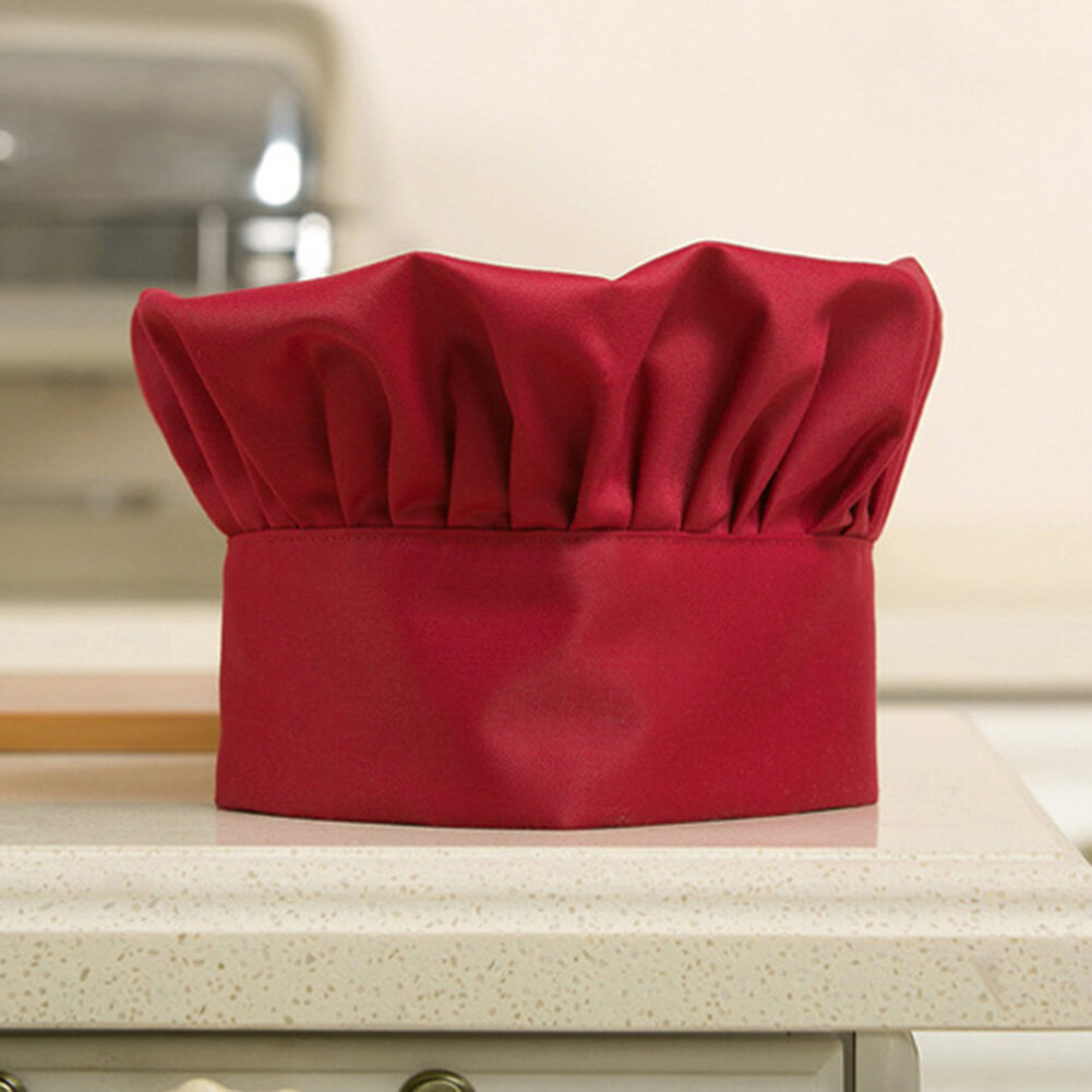 Freedun® Professional Stretchy Adjustable Men Cap Kitchen Cook Baker Catering Chef Hat