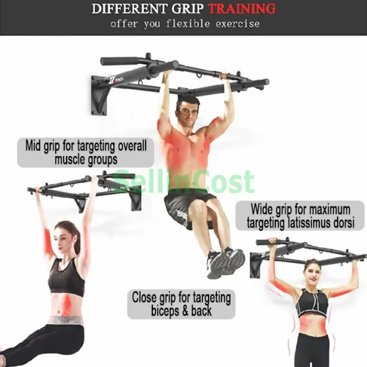 Sellincost Pull Up Chin Up Bar Wall Mounted Punching Boxing Bag