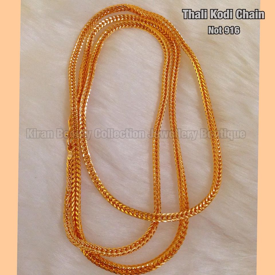 Thali Kodi 3 Pound Spiral Design Chain 