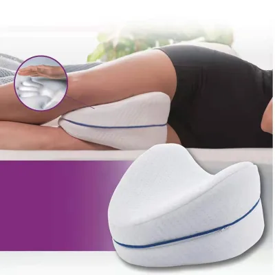 Contour Legacy Leg & Knee Foam Support Pillow Soothing Pain Relief for Sciatica, Back, Hips, Knees, Joints Memory Foam