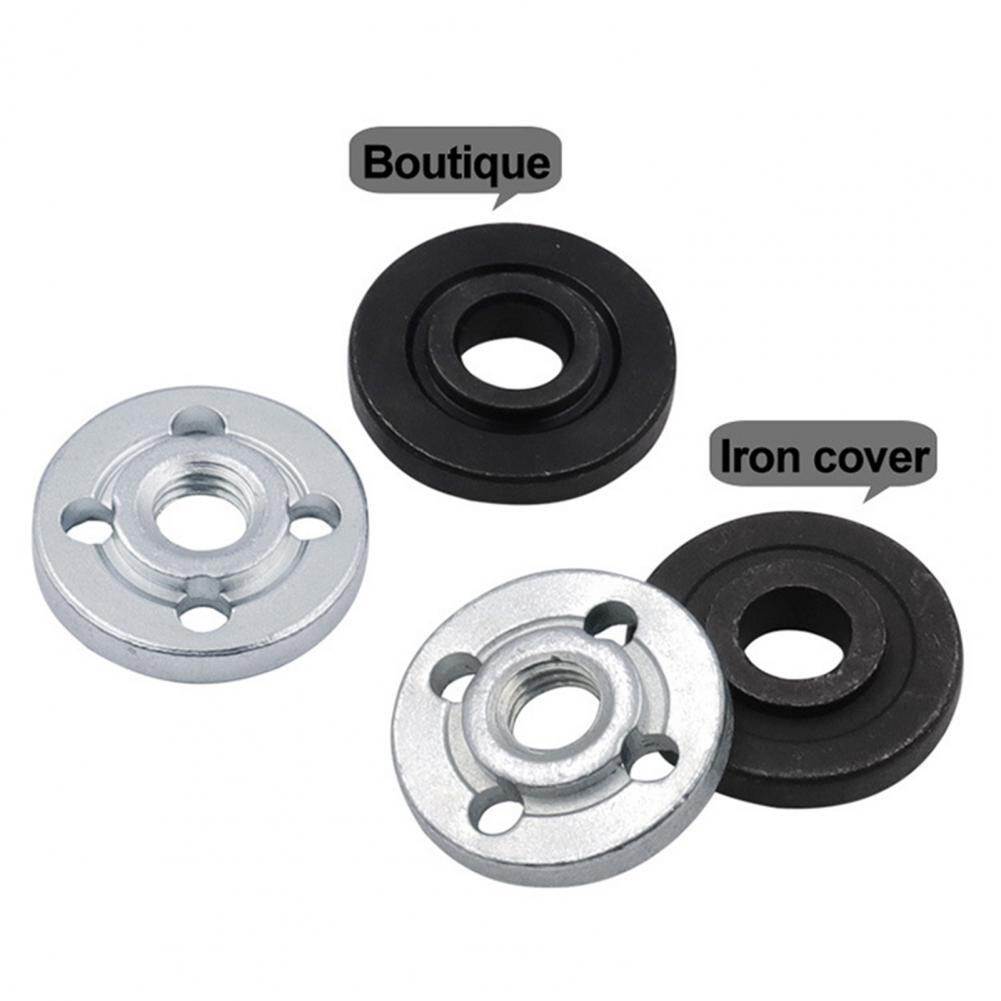 2Pcs Black Or Silver Angle Grinder Replacement Parts Inner And Outer Flange Group Accessories
