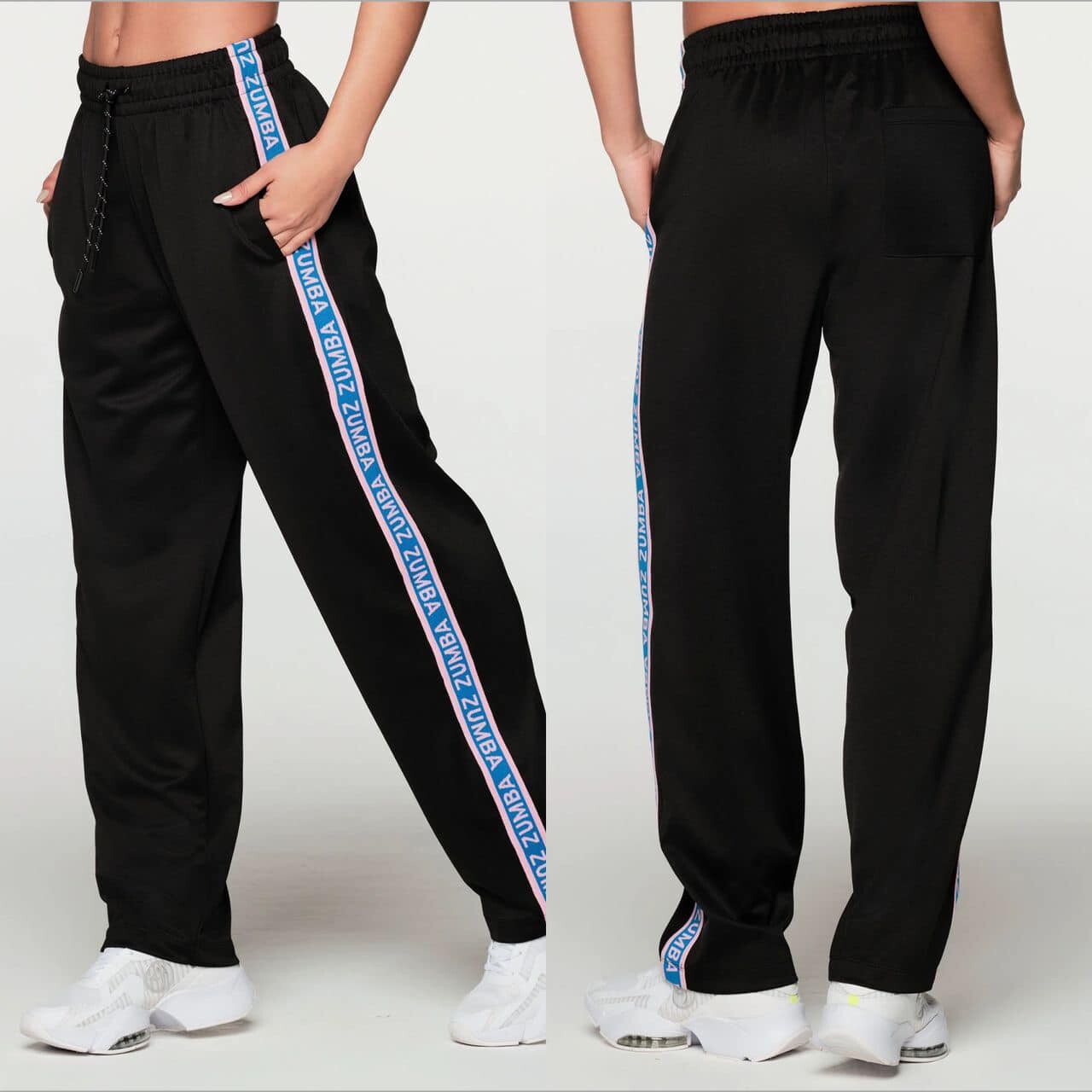 New Zumba happy Retro Zumba Track Pants Zumba Futuristic Cargo Pants z1b00364
