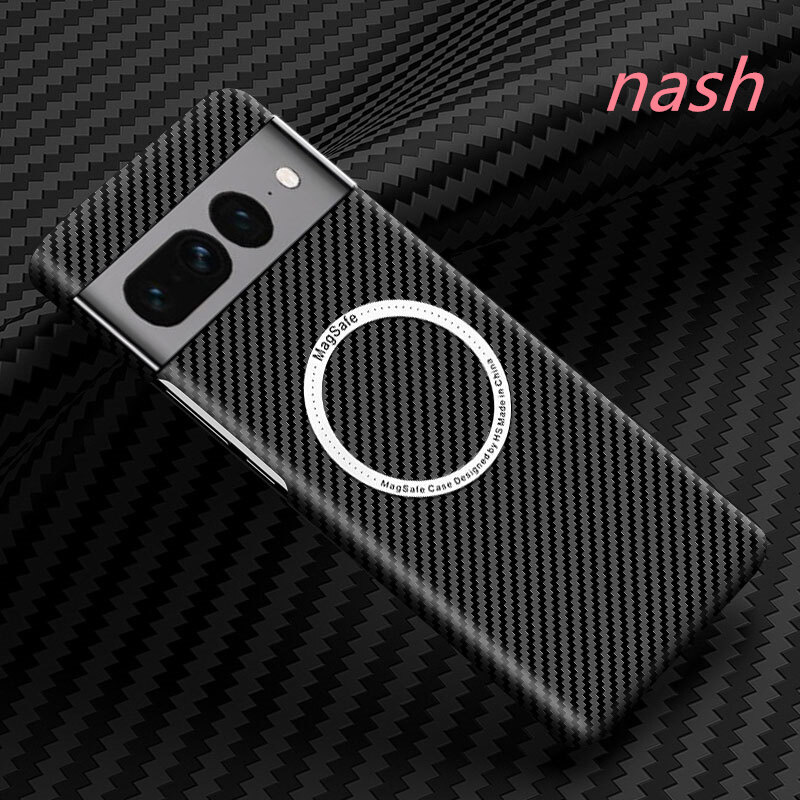 For Google Pixel 7a Pixel 7 Pro Pixel 8 Pro Lens Protection Anti fingerprint Luxury Skin-friendly Carbon fiber Shockproof phone case