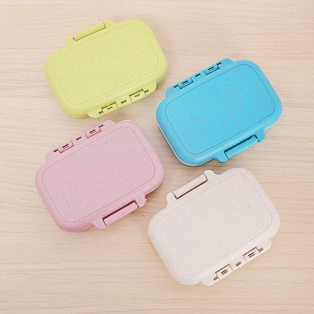 3 Cell Small Pill Box Portable Mini Cell Storage Box Portable Waterproof Square Pill Box