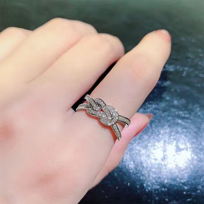 Titanium steel Gold Color Plating Rings For Women Trendy Fashion Mosaic CZ Zircon Resizable Rings Wedding Promise Anniversary Statement adjust Ring