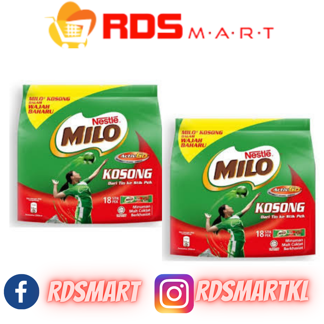 SALE! JIMAT RM1.50!! Nestle Milo ActivGO KOSONG (18 Sticks/Pack) (30g