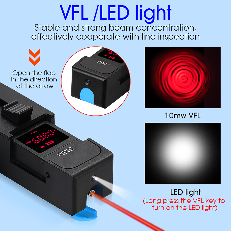 COMPTYCO AUA-35คุณภาพสูง Optical Identifier LED และ10Mw Visual Fault ...
