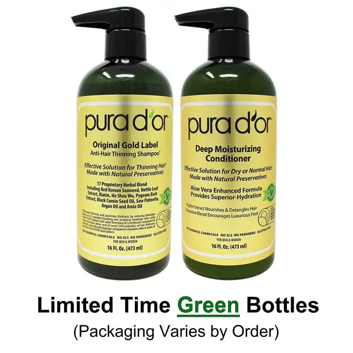 Pura D Or Original Gold Label Anti Thinning Shampoo Deep