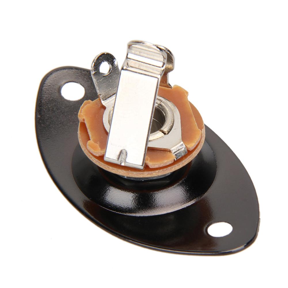 KOKKO Ổ Cắm Hình Bầu Dục & Ốc Vít Cho Guitar Điện