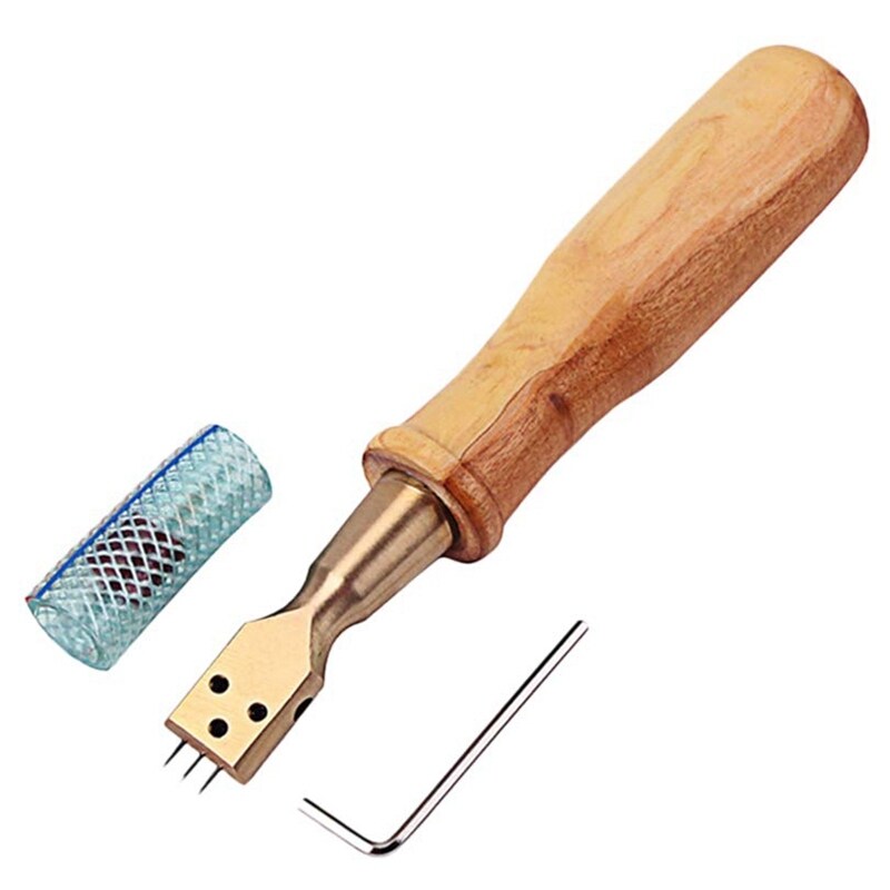 Piano Tuner Tool Bent Head Piano Hammer 3 Needle Voicing Tool with Hardwood Handle and Wrench and Pipe Malaysia