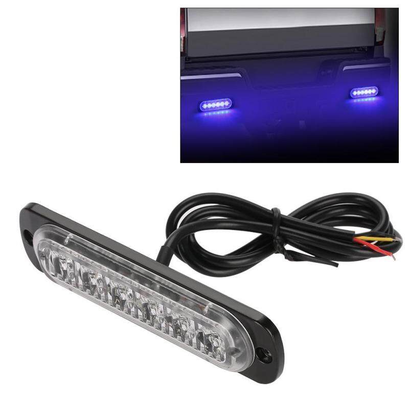 4 Cái 12-24V Xe Hơi 6 Đèn LED Nhấp Nháy, Lưới Tản Nhiệt Đèn Cảnh Báo Khẩn Cấp Thanh Đèn Nhấp Nháy